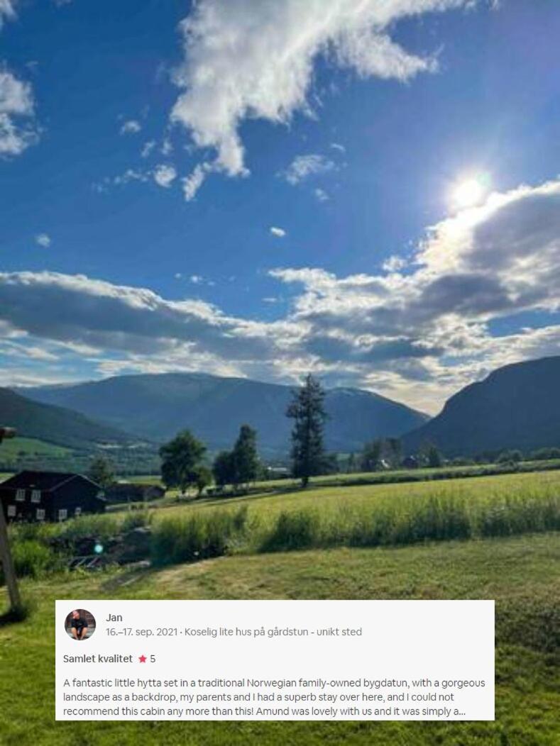 Stallen - Koselig Lite Hus Pa Gardstun Skjåk Buitenkant foto